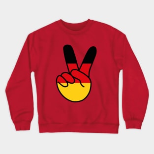 Germany Flag V Sign Crewneck Sweatshirt